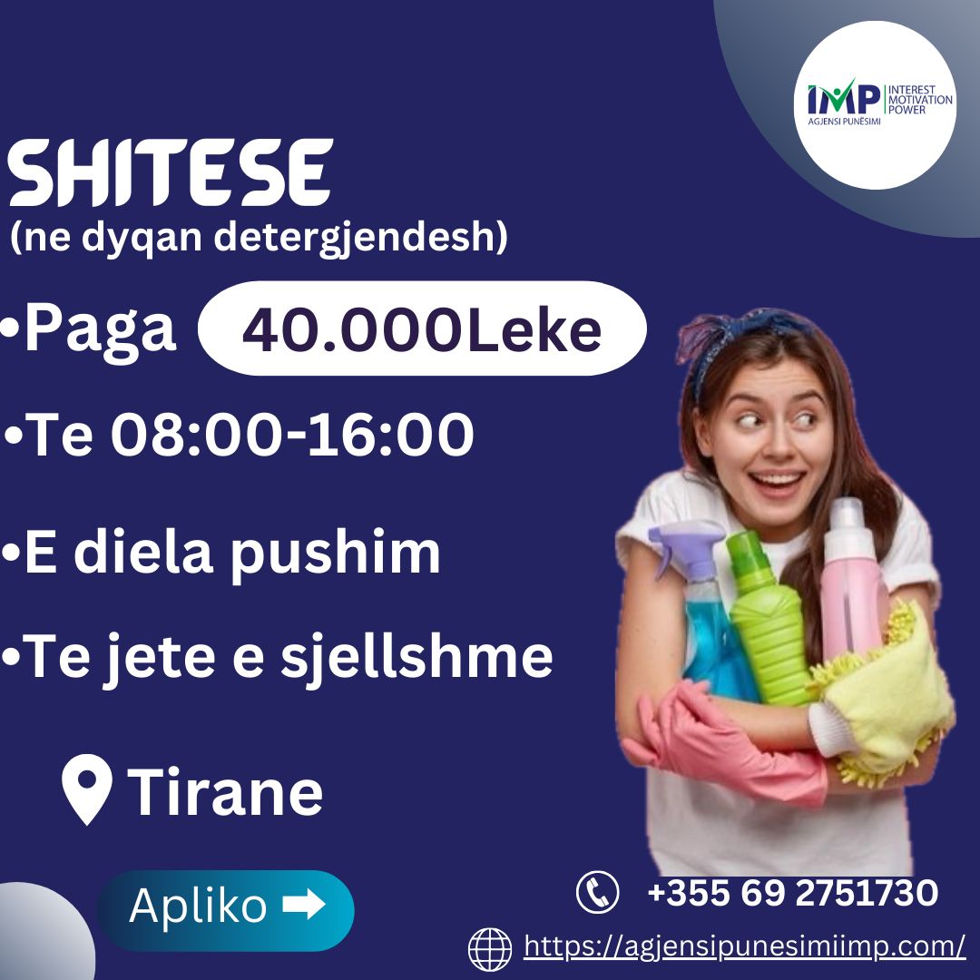 Shitese( Dyqan Detergjendesh) Paga 40.000Leke📍Yzberisht
